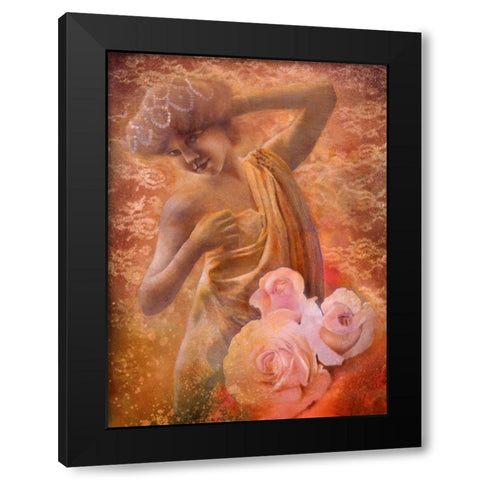 Pearl Black Modern Wood Framed Art Print with Double Matting by Lund, Denton