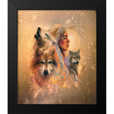 Unity Black Modern Wood Framed Art Print by Lund, Denton