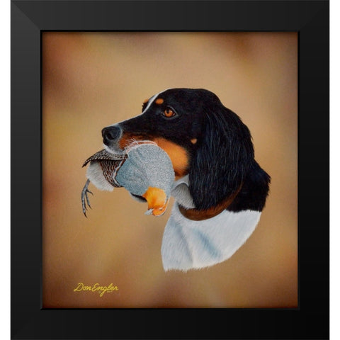 Alli Black Modern Wood Framed Art Print by Engler, Don