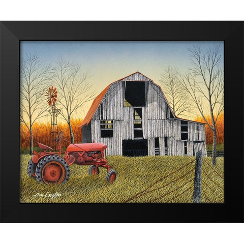 Country Life Black Modern Wood Framed Art Print by Engler, Don