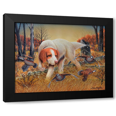 First Point Black Modern Wood Framed Art Print with Double Matting by Engler, Don