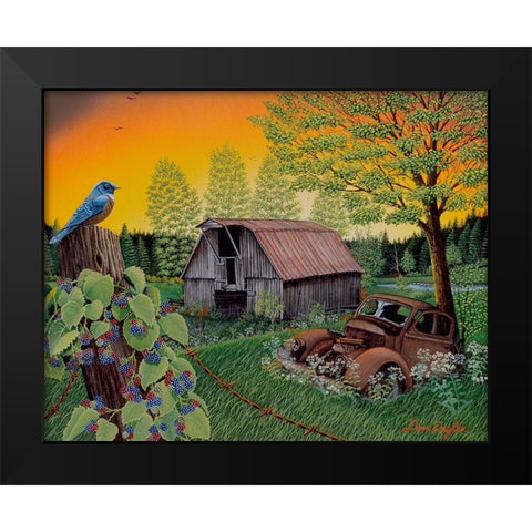 Time Gone By Black Modern Wood Framed Art Print by Engler, Don