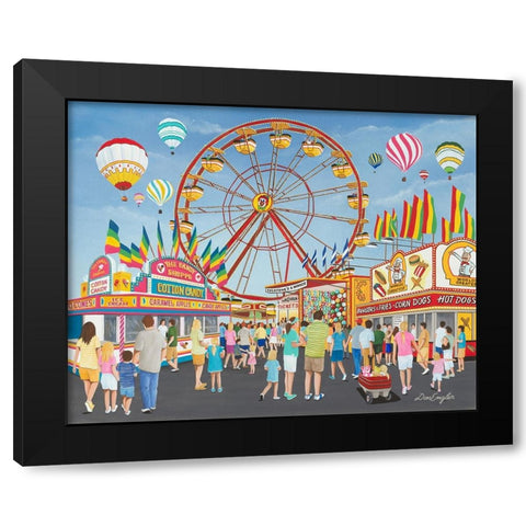County Fair Black Modern Wood Framed Art Print by Engler, Don