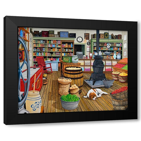 I Remember When Black Modern Wood Framed Art Print by Engler, Don