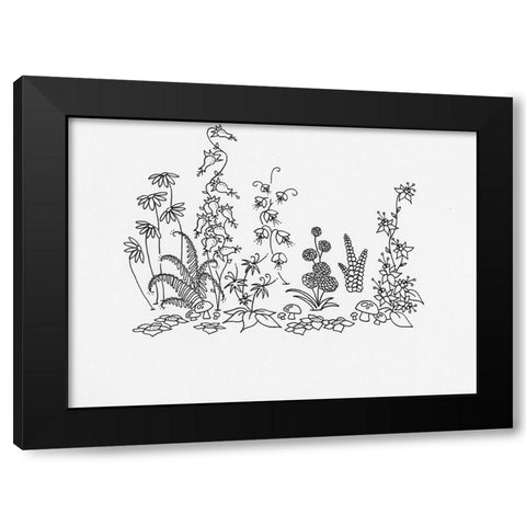 019a Black Modern Wood Framed Art Print by Steel, Emma