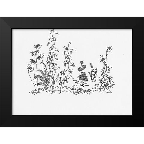 019a Black Modern Wood Framed Art Print by Steel, Emma