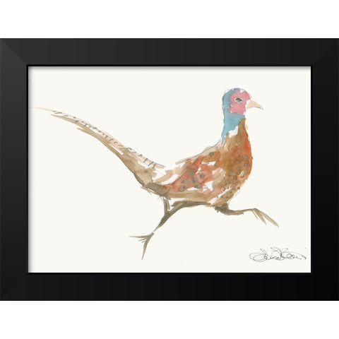 034a Black Modern Wood Framed Art Print by Steel, Emma