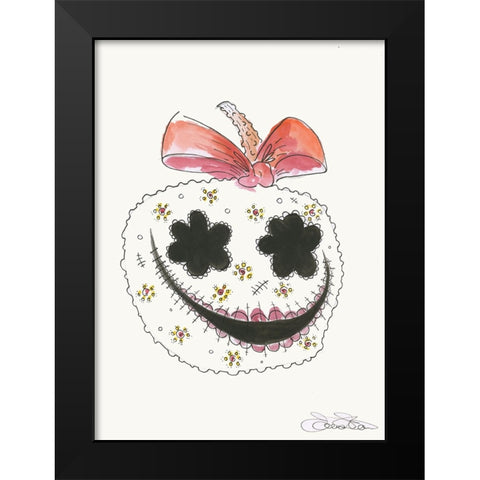 042a Black Modern Wood Framed Art Print by Steel, Emma