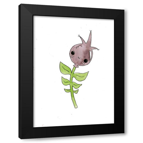 059a Black Modern Wood Framed Art Print with Double Matting by Steel, Emma