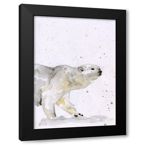 062a Black Modern Wood Framed Art Print by Steel, Emma
