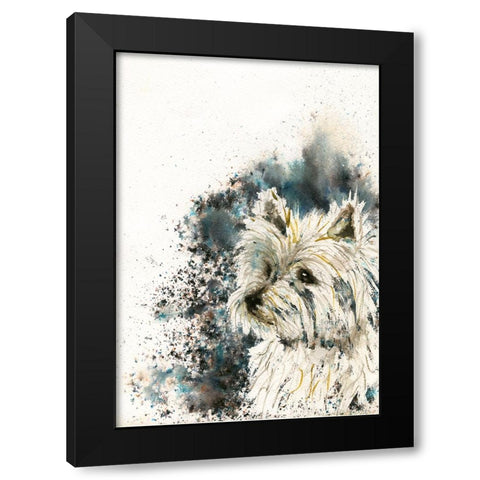 079a Black Modern Wood Framed Art Print with Double Matting by Steel, Emma