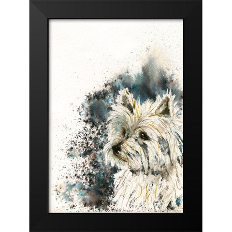 079a Black Modern Wood Framed Art Print by Steel, Emma