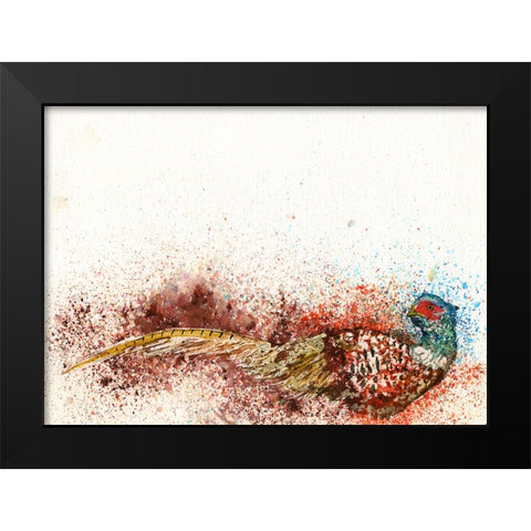 080a Black Modern Wood Framed Art Print by Steel, Emma