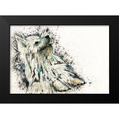 083a Black Modern Wood Framed Art Print by Steel, Emma