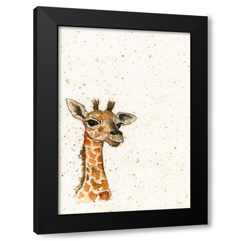 085a Black Modern Wood Framed Art Print with Double Matting by Steel, Emma