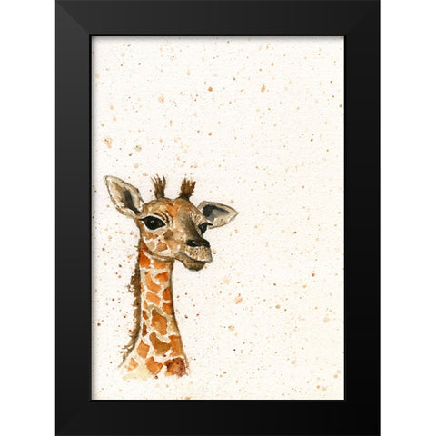 085a Black Modern Wood Framed Art Print by Steel, Emma