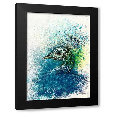 093a Black Modern Wood Framed Art Print by Steel, Emma