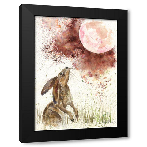 098a Black Modern Wood Framed Art Print by Steel, Emma