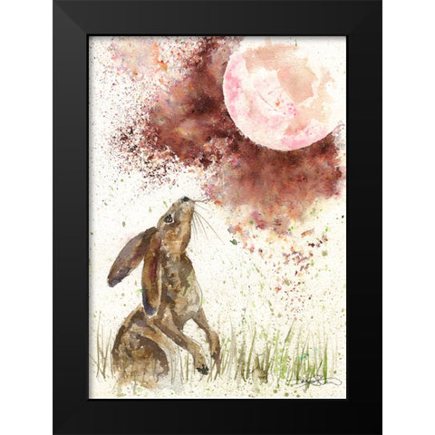 098a Black Modern Wood Framed Art Print by Steel, Emma