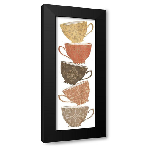 Coffee I Black Modern Wood Framed Art Print with Double Matting by Clark, Erin