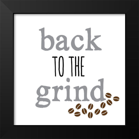 Grind Black Modern Wood Framed Art Print by Clark, Erin