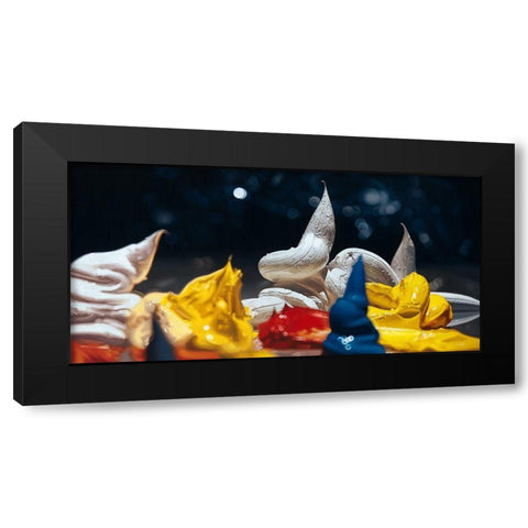 Fool Moon Black Modern Wood Framed Art Print by Chartier, Francois