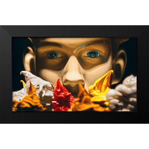 True The Artist Black Modern Wood Framed Art Print by Chartier, Francois