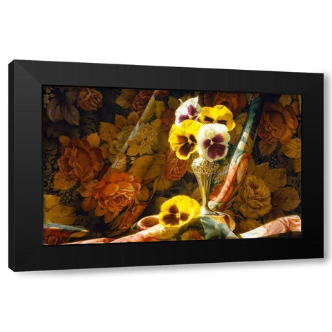 Just a Thought Black Modern Wood Framed Art Print by Chartier, Francois