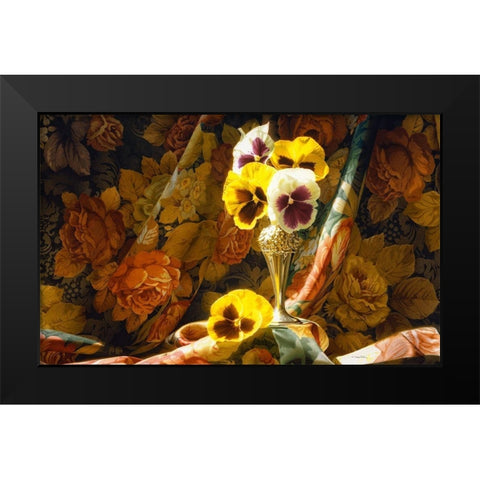 Just a Thought Black Modern Wood Framed Art Print by Chartier, Francois