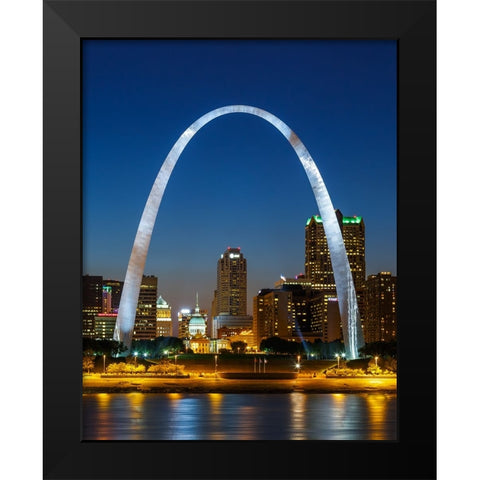 Gateway Vertical Black Modern Wood Framed Art Print by Galloimages Online