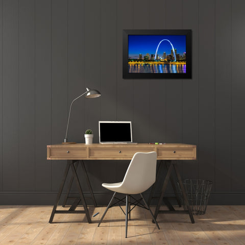 Gateway Horizontal Black Modern Wood Framed Art Print by Galloimages Online