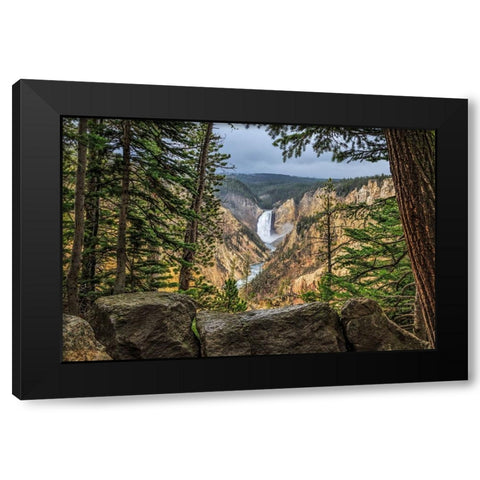 Artist Point 2 Black Modern Wood Framed Art Print by Galloimages Online