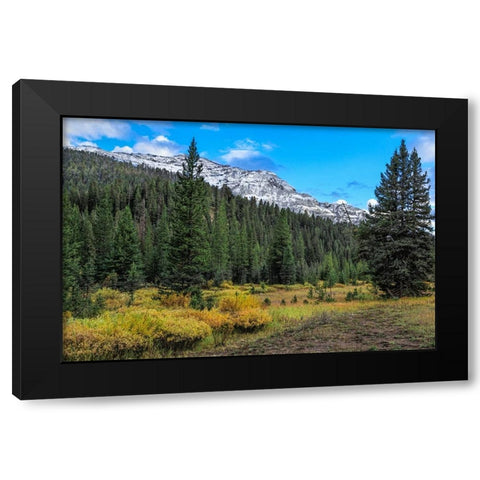 Yellowstone Sbc Landscape Black Modern Wood Framed Art Print by Galloimages Online
