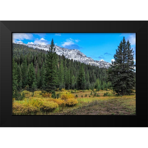Yellowstone Sbc Landscape Black Modern Wood Framed Art Print by Galloimages Online