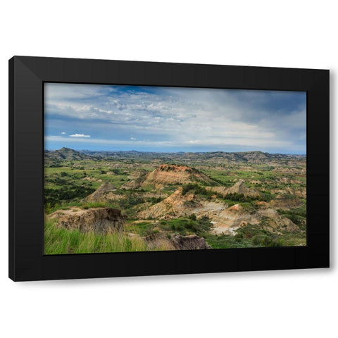 Painted Canyon 1 Black Modern Wood Framed Art Print by Galloimages Online