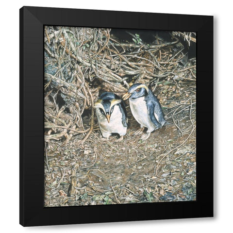 A Formal Affair Black Modern Wood Framed Art Print by Stevenson, Graeme