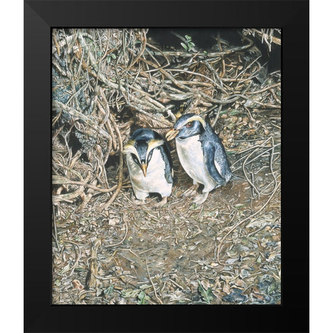 A Formal Affair Black Modern Wood Framed Art Print by Stevenson, Graeme