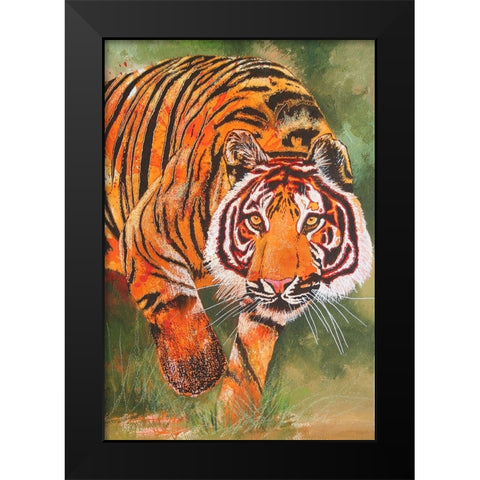 And Then Suddenly Black Modern Wood Framed Art Print by Stevenson, Graeme