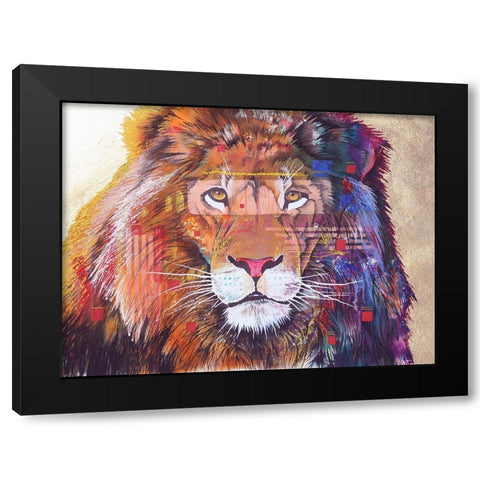 Rainbow Majesty Black Modern Wood Framed Art Print with Double Matting by Stevenson, Graeme