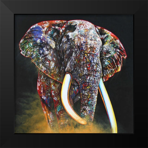 The Last Of His Kind Black Modern Wood Framed Art Print by Stevenson, Graeme
