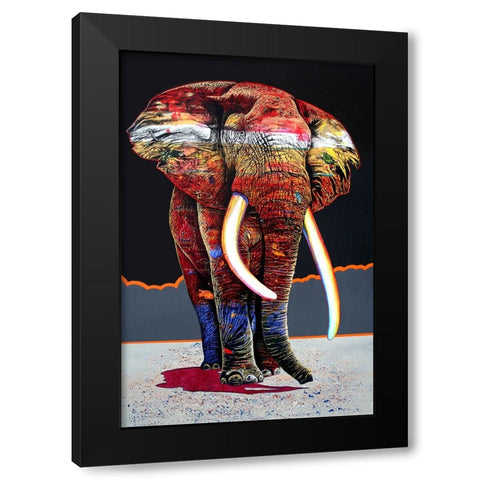 The Magnificent One Black Modern Wood Framed Art Print with Double Matting by Stevenson, Graeme
