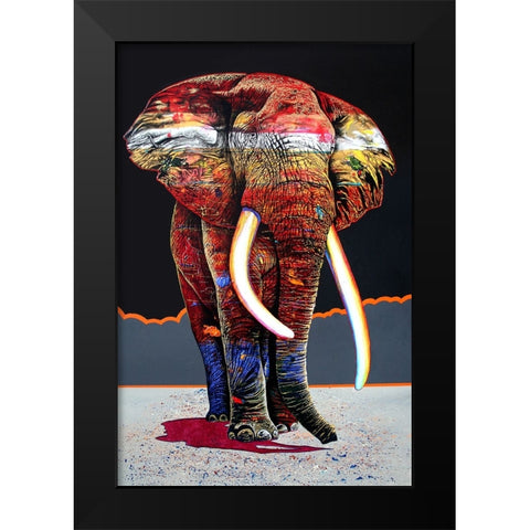 The Magnificent One Black Modern Wood Framed Art Print by Stevenson, Graeme