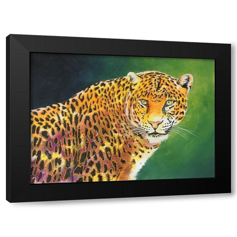 The Stare Black Modern Wood Framed Art Print by Stevenson, Graeme