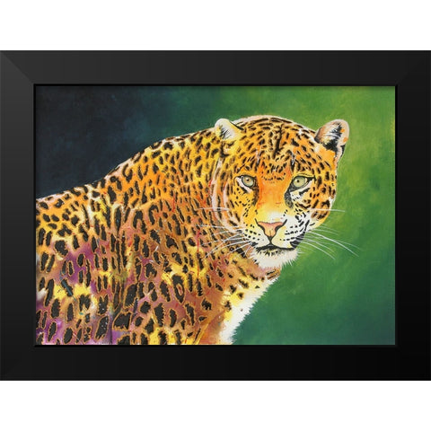 The Stare Black Modern Wood Framed Art Print by Stevenson, Graeme