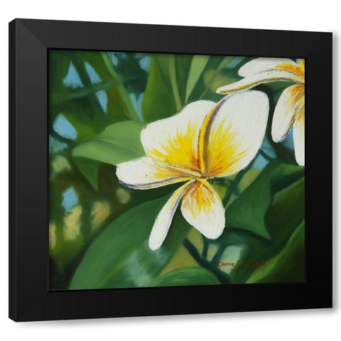 Whate Frn Black Modern Wood Framed Art Print with Double Matting by Stevenson, Graeme