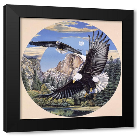 Yosemite Majesty Black Modern Wood Framed Art Print by Stevenson, Graeme