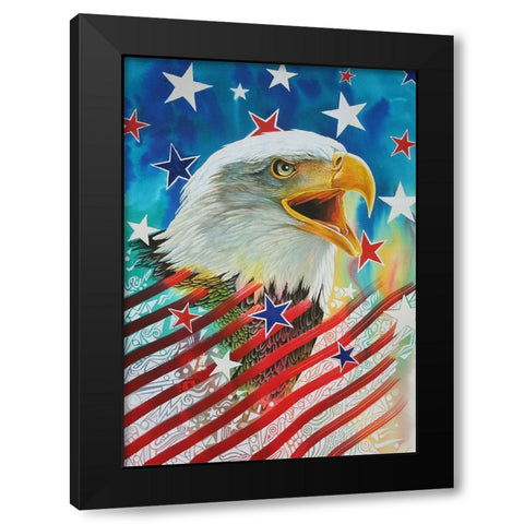 Dont mess with me 2 Black Modern Wood Framed Art Print by Stevenson, Graeme