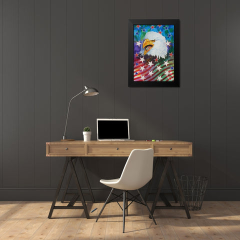 What ever it takes 2 Black Modern Wood Framed Art Print by Stevenson, Graeme