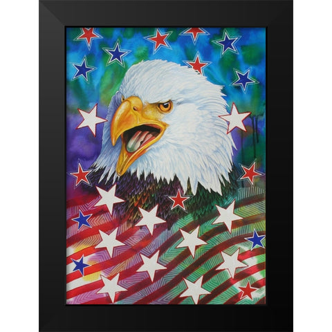 What ever it takes 2 Black Modern Wood Framed Art Print by Stevenson, Graeme