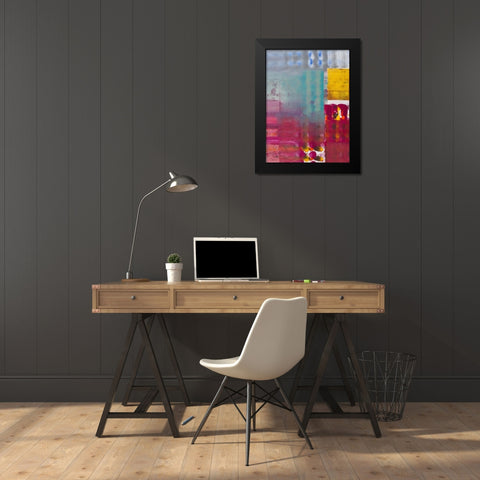 The Storm Passes By Black Modern Wood Framed Art Print by Khorasani, Hooshang